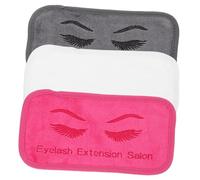 KAILIKETIY Patchs Frontaux Pour Extensions De Cils 3 Pièces Taille Standard Doux Et Confortables Utilisés En Salon Domicile Pour Greffe Et Séparation Des Cils Couleurs Rose Foncé Blanc Gris