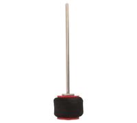 KAILIKETIY Pédale de Grosse Caisse Rouge et Noir en Métal Feutre, Système Chaîne Simple et Ressort, Design Renforcé pour Studio et Enregistrement, Fatigue du Pied
