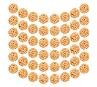 KAILIKETIY Perles de Diffusion en Pierre Volcanique Naturelle sans Trou, 39 8 Mm Jaune, Diffuseur D’huiles Essentielles pour Voiture, Décoration Aromathérapie Intérieure