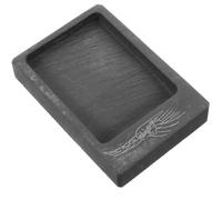 KAILIKETIY Pierre à Encre Noire Mini pour Écrire Finition Fine et Décoration Rétro, Accessoire Pratique pour Calligraphie et Dessin Artistique