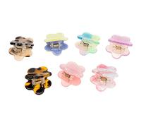 KAILIKETIY Pinces à Cheveux à Fleurs Lot De 7 Petites Taille Unique Antidérapantes Pour Filles Et Tout-petits Usage Quotidien Couleurs Mélangées