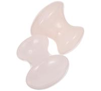 KAILIKETIY Plaques de Raclage Arrière 2 Pièces en Rose, Outil Gua Sha pour Massage Visage et Corps, Soulagement Musculaire pour Spa et Soin Santé