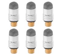 KAILIKETIY Pointes de Stylo à écrire capacitives en Fibre Argent, Pack 6 pièces avec Filetage M5, adaptées aux dispositifs tactiles et Smartphones