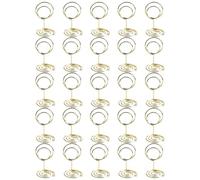 KAILIKETIY Porte-Noms de Table Mariage en Fil d'acier Carbone Doré 25pcs, Support Photo Robuste 50mm, pour Centre de Table et Décor Champêtre