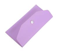 KAILIKETIY Portefeuille enveloppe d'argent Organisateur monétaire pour espèces enveloppe de reçu enveloppes en espèces Portefeuille Femme Portefeuille d'enveloppe Faux Cuir Violet