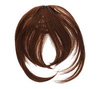 KAILIKETIY Postiche à Clip Frange Aérienne Naturelle Accessoires Cheveux Volume Élevé Style Glamour pour Visages et Ronds