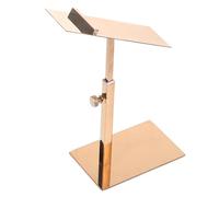 KAILIKETIY Présentoir à Chaussures Finition Miroir Réglable en Hauteur en Acier Inoxydable et Support Eva pour Talons Hauts pour Magasin de Chaussures