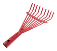 KAILIKETIY Râteau à Feuilles Mortes en Acier à Neuf Dents pour Ameublir Le Sol et Nettoyer Le Jardin Outil Manuel sans Manche