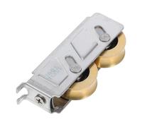 KAILIKETIY Roulette pour Baie Vitrée Coulissante Alu avec Double Roue en Cuivre 22 Mm, Coque en Acier Inoxydable, Installation Facile pour Porte Moustiquaire Coulissante
