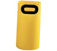 KAILIKETIY Seau Multifonctionnel Pliable pour Bain de Pieds 16l en Plastique Jaune Citron, Portable et Léger, pour Usage Domestique, Voyage et Détente des Pieds