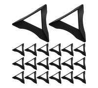 KAILIKETIY Support pour Cube Puzzle Lot de 20 Pièces Triangulaire en Plastique Noir Léger et Portable pour Affichage et Organisation Pratique
