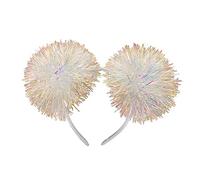 KAILIKETIY -tête À Pompons Et Guirlandes Pour Enfants -tête Blanc Pour Fête Et Spectacle