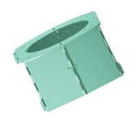 KAILIKETIY Toilettes Pliables Portatives pour Bébé Vert en Pp, Facile à Utiliser, Voyage Maison, Siège D'apprentissage Propreté Compact et Pratique