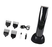 KAILIKETIY Tondeuse à Cheveux Électrique Rechargeable Usb 1 Pièce Tête En Acier Inoxydable Coupe Silencieuse Pour Hommes Cheveux Fins Outil De Coiffure Portable 4 Peignes De Coupe