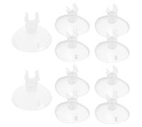 KAILIKETIY Ventouses pour Aquarium 20 Pièces en Plastique Transparent, Support Solide pour Tubes de 16mm, Accessoires Résistants pour Fixation sur Vitre D'aquarium