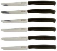 Kaimano ACC0578 Table Knife, Stainless Steel, Black, 6 Count