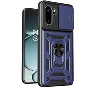 Kainevy Coque pour Oneplus 15R avec Cache Camera et Anneau Support Metal, Compatible Support Voiture Magnétique Housse Etui Protection Antichoc Militaire pour Oneplus 15R (Bleu)