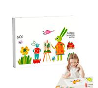 kaiop Cahier De Dessin Pour - 60 Feuilles De Papier Double Face Art | Livre de Dessin Facile - Pour Étudiants, Adultes, Débutants, Peintres Professionnels, Gribouillage, Bébé Et Maternelle