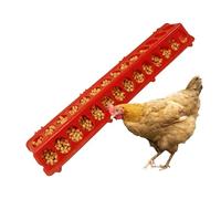 kaiop Mangeoire | 28 Trous Long Et Large Fournitures Agricoles,Mangeoire À Poussins - pour Nourrir Caille, Canard, Poule, Coq, Caneton, Et Animaux De Compagnie