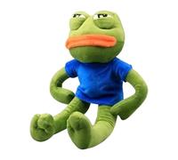 kaiop Peluche Grenouille De Dessin Animé, Douce Et Mignonne, Idéale pour Les Tout-Petits, Peluche c-âline Et Adorable À Collectionner, Parfaite pour Les Câlins des Enfant a-vant De Dormir