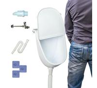 kaiop Urinoir Mur,Dispositif Murale De Dérivation D'Urine Pour Extérieur - Urinoir Anti-Débordement Avec Couvercle Pour Garçons Camping Camping-Car Garage Toilette Extérieure