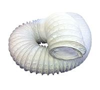 Kair Tuyau flexible universel en PVC de 125 mm pour sèche-linge, hotte aspirante, ventilateur d'aspiration, climatiseur - 3 m de long