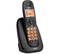 Kairo - Téléphone Fixe Sans Fil, Touches Et Écran Éclairés, Identification De L'Appelant, Volume Extra, Compatibilité Gap, Mode Écho, Blocage D'Appel, Mains Libres, Répertoire 30 Contacts ¿ Noir
