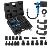 KAISAL 27PCS Extracteur d'injecteur Pneumatique, Extracteur d'injecteur Handheld Injecteur Extracteur Diesel avec Adaptateur, Crochet d'extracteur d'injecteur