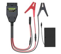 KAISAL Car Memory Saver Cable, 12V Battery/Battery Box Powered Emergency Power Cable for Battery Replacement to Prevent Data Loss OBD II ECU Connection, 29" Long