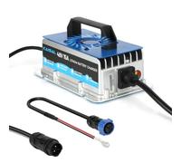 KAISAL Chargeur de Batterie Lithium 48V 15A, Chargeur Batterie lifepo4 | Protection Intelligente et Refroidissement Efficace, pour Camping-Cars Caravane Système Solaire