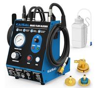 KAISAL Purgeur de Frein de Voiture, Changeur de Liquide de Frein Impulsion 220V, Pression de Service Réglable de 0.5 à 2.5 Bar, Protection Contre la Basse Pression d'huile