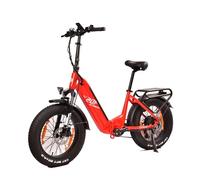 KAISDA Vélo Électrique Pliable VAE - Moteur 350W - Batterie 36V 25Ah - 20” Fat Bike - Autonomie 160km - Shimano 7 Vitesses - Rouge