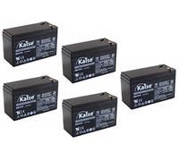 Kaise Batterie au Plomb AGM VRLA 12 V - 7 Ah/Modèle KB1270 Security/Boîte de 5 unités