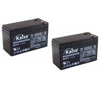 Kaise Technologies Batterie au Plomb AGM VRLA 12 V - 7 Ah/Modèle KB1270 Security/2 unités