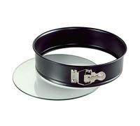 KAISER 2300622026 Moule à manqué avec Fond Amovible Acier/Verre Noir