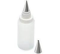 ORIGINAL KAISER Inspiration Bouteille à pâtisserie avec 2 Douilles en Acier Inoxydable 75 ML pour décoration de gâteaux, gâteaux