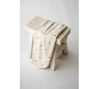 Kaiser 65210310 Knots Couverture bébé tricotée 100% Coton Bio (kbA), Couverture bébé Respirante, Nouveau-né, Couverture de Poussette, Couverture de châle bébé, Col. Creme/Knots Light Brown