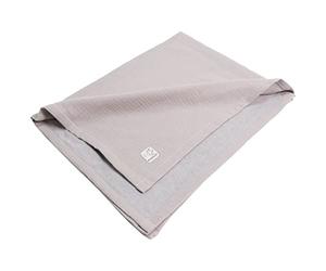 KAISER 6531023 PLAYA Summer blanket, Mousseline/éponge, couverture bébé respirante, toute l'année, nouveau-né, couverture de poussette, couverture de châle bébé, col. light grey
