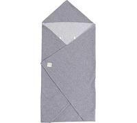 KAISER 65313/24 JERSEY Summer Beach Couverture pour coque bébé/siège-auto, pour l'été ou toute l'année, 100% coton, teinte dark grey