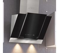 Kaiser AT 6438 F ECO +Kit de circulation d'air, Hotte aspirante murale 60 cm/Hotte murale Luxe fabricant Kaiser / 3 vitesses / 910m³/h/Eclairage LED/Timer/Gagnants German Brand Award 2018