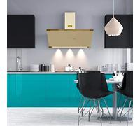 Kaiser AT 6445 ElfAD +Kit de circulation d'air. Hotte aspirante murale 60 cm, Luxe fabricant Kaiser, 3 vitesses .1250m³/h,Eclairage LED, Hotte, Timer,Gagnants German Brand Award 2018,Hotte cheminée