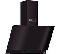 Kaiser AT 7410 F Eco Hotte murale 70 cm, en verre noir, 3 niveaux, extrêmement puissante, 1250 m³/h, avec minuterie, hotte aspirante, hotte à recirculation, avec kit de recirculation