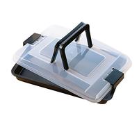 Kaiser Plat à gratin Bake & Take avec couvercle en plastique 42×29×4 cm