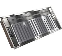 Kaiser Bloc de ventilateur EA 945 Eco +Tuyau de 150 mm en acier inoxydable, hotte aspirante 85 cm, 650 m³/h, LED