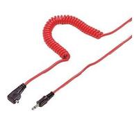 Kaiser cable synchro flash 10 m, prise pc/jack 3,5mm, rouge - kai1408 Rouge G
