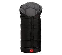 Kaiser - Chancelière polaire Iglu Thermo Fleece - noir et gris clair (105 cm) - Noir intérieur gris clair