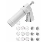 Kaiser Classic Gebäckpresse 200 ML, mit 10 Designscheiben 6 Garniertüllen, einfache Einhand-Bedienung