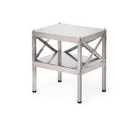 KAISER COMPANY Base portable en acier inoxydable pour fumoirs et accessoires de fumée pour les modèles 50 et 100