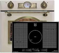 Kaiser Cuisinière-set Four électrique EH 6355 ElfEm+KCT 777 FI La Perle Table de cuisson à induction 77cm
