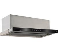 Kaiser EA 644 ECO • Hotte aspirante • Hotte à extraction d'air • Encastrable • 60cm • 910 m³/h • LED Eclairage • Verre Noir Acier inoxydable • Hotte d'évacuation• Hotte de circulation